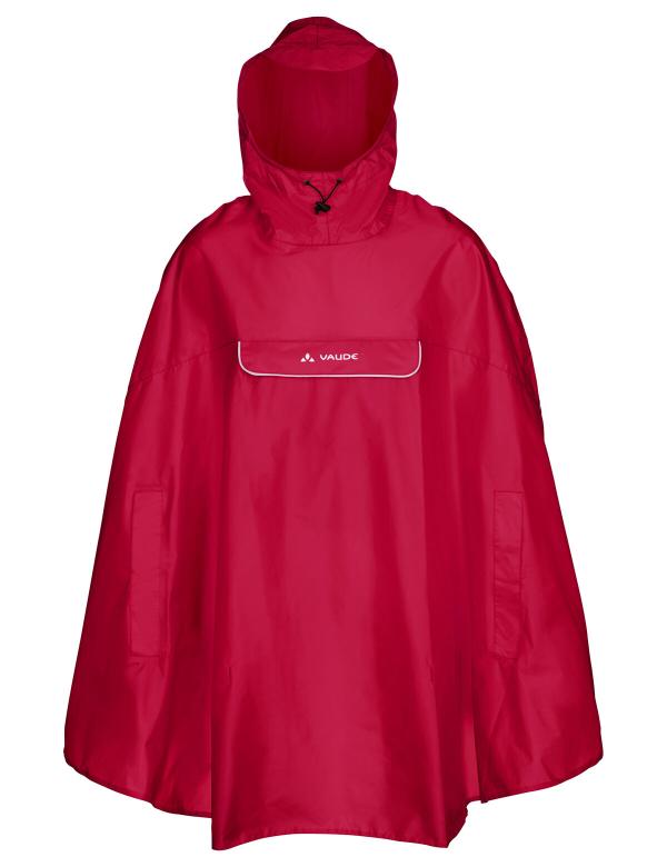 VAUDE Valdipino Poncho indian red Gr&ouml;&szlig; S