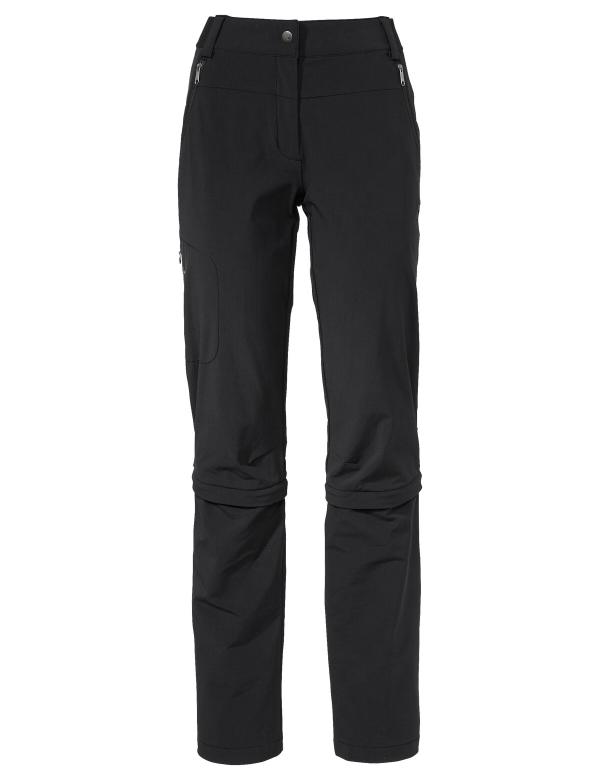 VAUDE Women's Farley Stretch Capri T-Zip Pants III black Gr&ouml;&szlig; 44