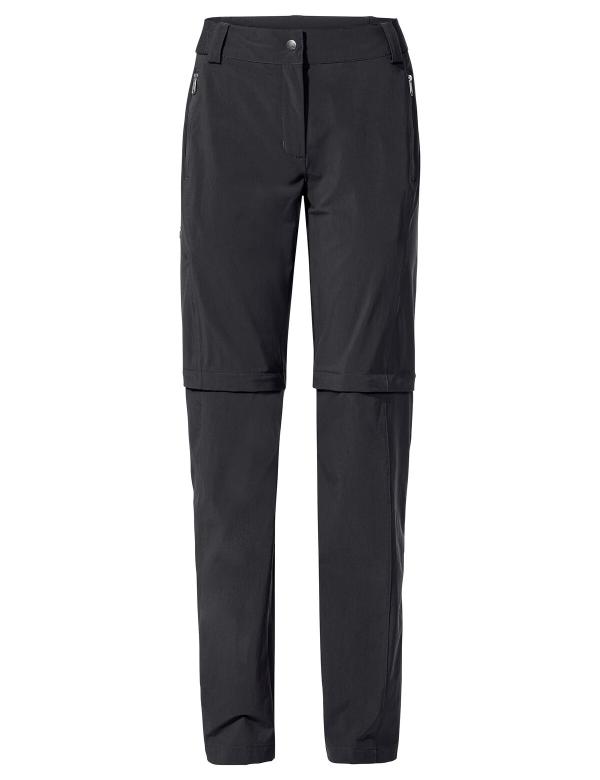 VAUDE Women's Farley Stretch ZO T-Zip Pants II black Gr&ouml;&szlig; 40-Short