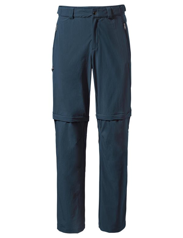 VAUDE Men's Farley Stretch T-Zip Pants III dark sea Gr&ouml;&szlig; 48