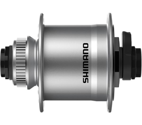 SHIMANO Nabendynamo DH-UR708-3D 6 Volt/3 Watt 32 Loch Center-Lock Silber
