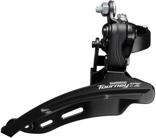 SHIMANO Umwerfer TOURNEY TZ FD-TZ500 3-fach MTB/Trekking Schelle hoch Top-Pull