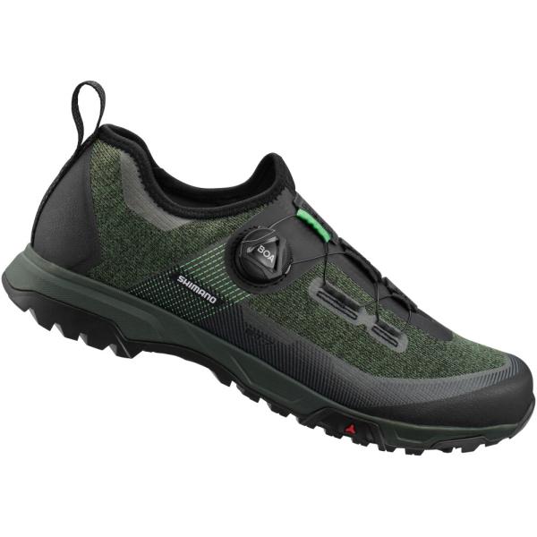 SHIMANO SHIMANO Fahrradschuhe ET701 Herren/Damen MTB FLATPEDAL Gr&ouml;&szlig;e 44 Gr&uuml;n