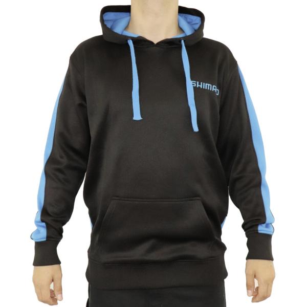 SHIMANO SHIMANO WORKSHOP HOODIE BLACK, L 50% PES/50% COTTON