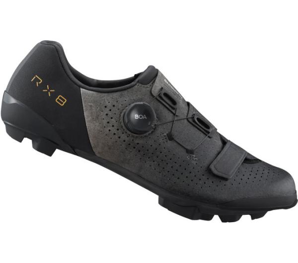 SHIMANO SHIMANO Fahrradschuhe RX801 Herren/Damen Gravel SPD Gr&ouml;&szlig;e 48 Schwarz
