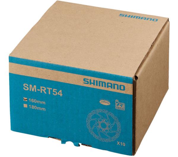 SHIMANO Bremsscheibe SM-RT54 160mm CL Werkstattpackung