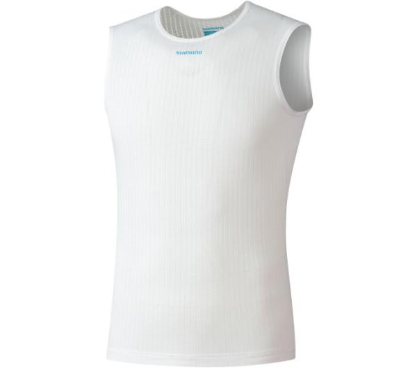 SHIMANO VERTEX MESH Sleeveless Base Layer WHITE S