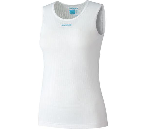 SHIMANO W's VERTEX MESH Sleeveless Baselayer White XXL