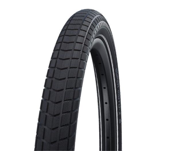Schwalbe SCHWALBE DRAHTREIFEN SUPER MOTO-X   DD 62-584 Schwarz
