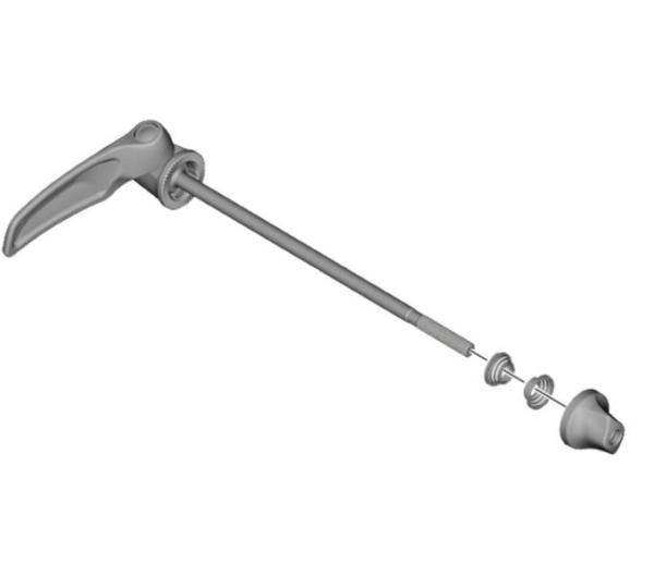 SHIMANO Schnellspanner 133 mm WH-RS81-C24-CL-F