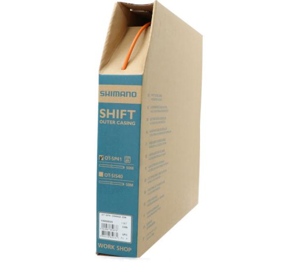 SHIMANO Schaltzugau&szlig;enh&uuml;lle OT-SP41 25 m Orange